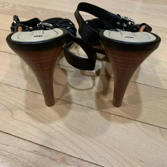 Vintage Celine brown strappy heels size 37 1/2 (6.5-7~US) - Picture 11 of 11